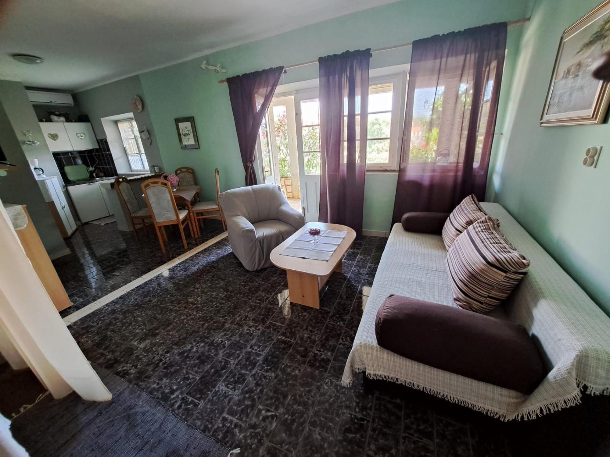 Apartmani Dusica Lumbarda Exteriör bild